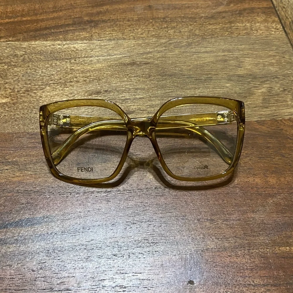 FENDI 55mm Square Optical Frames